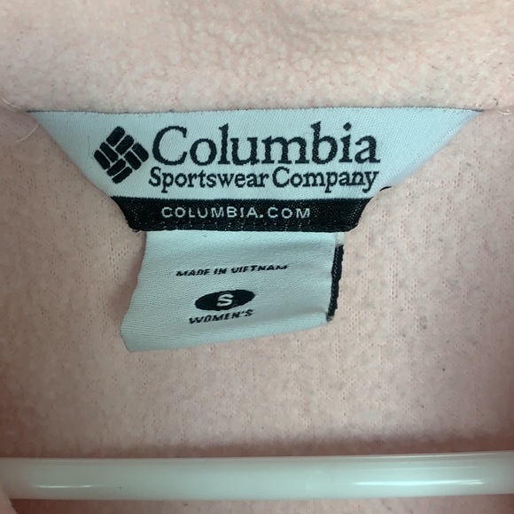 Columbia light pink fleece jacket - Picture 3 of 3